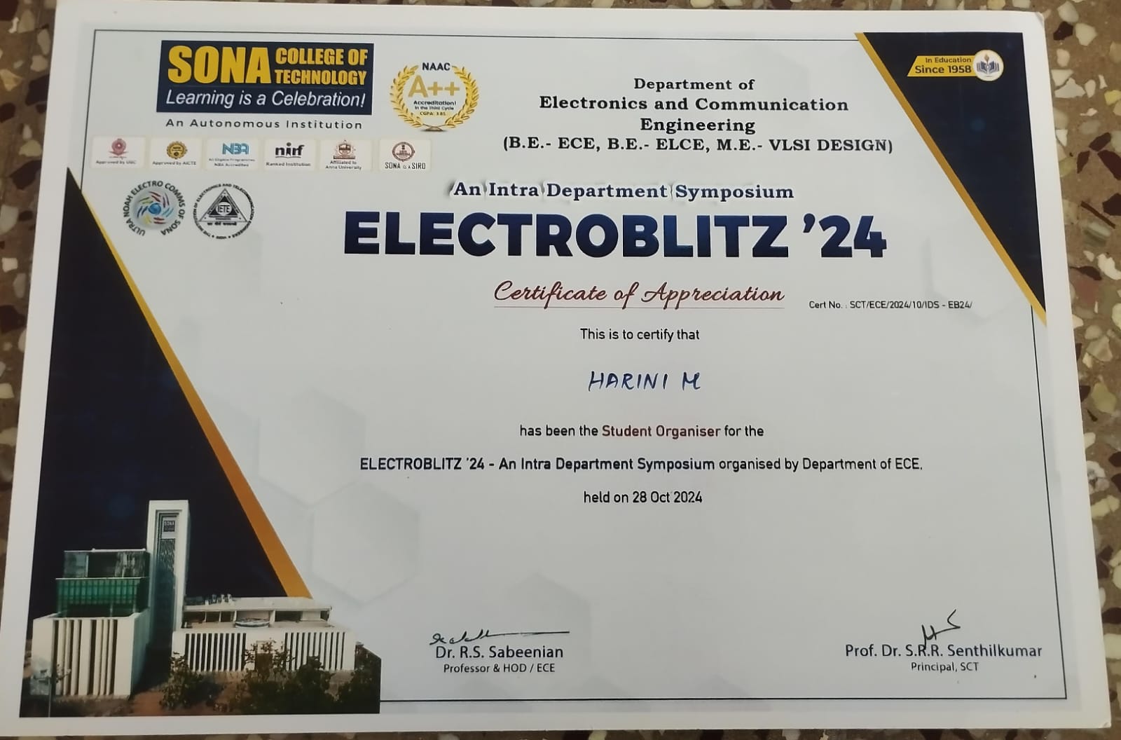 Electroblitz Organizer